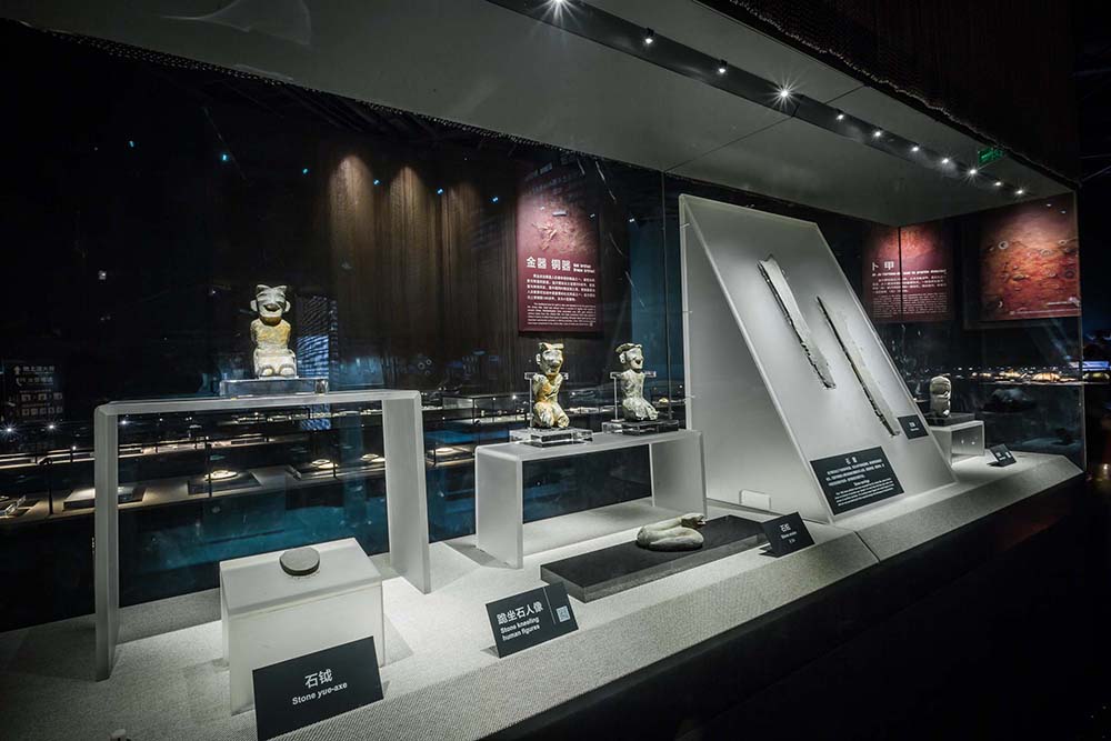 金沙遗址博物馆第三展厅文物托架来自克里克出品 金沙遗址博物馆第三展厅文物托架来自克里克出品