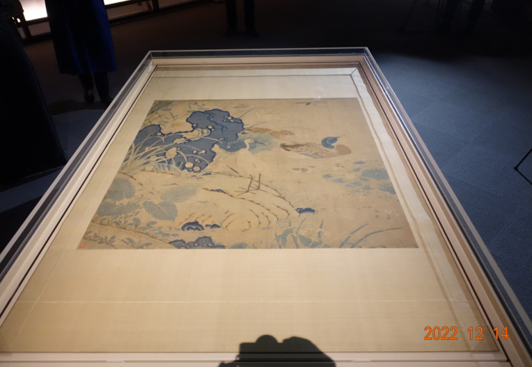 上海博物馆《莲塘乳鸭图》展柜安装现场 上海博物馆《莲塘乳鸭图》展柜安装现场